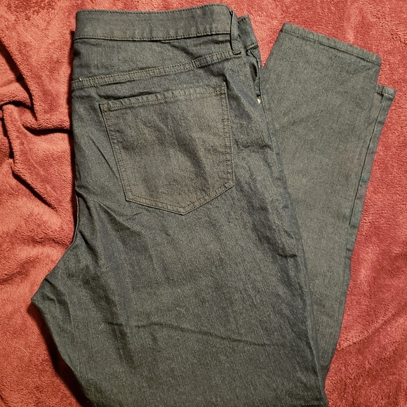 Dark Wash Skinny Jeans - Picture 2 of 3